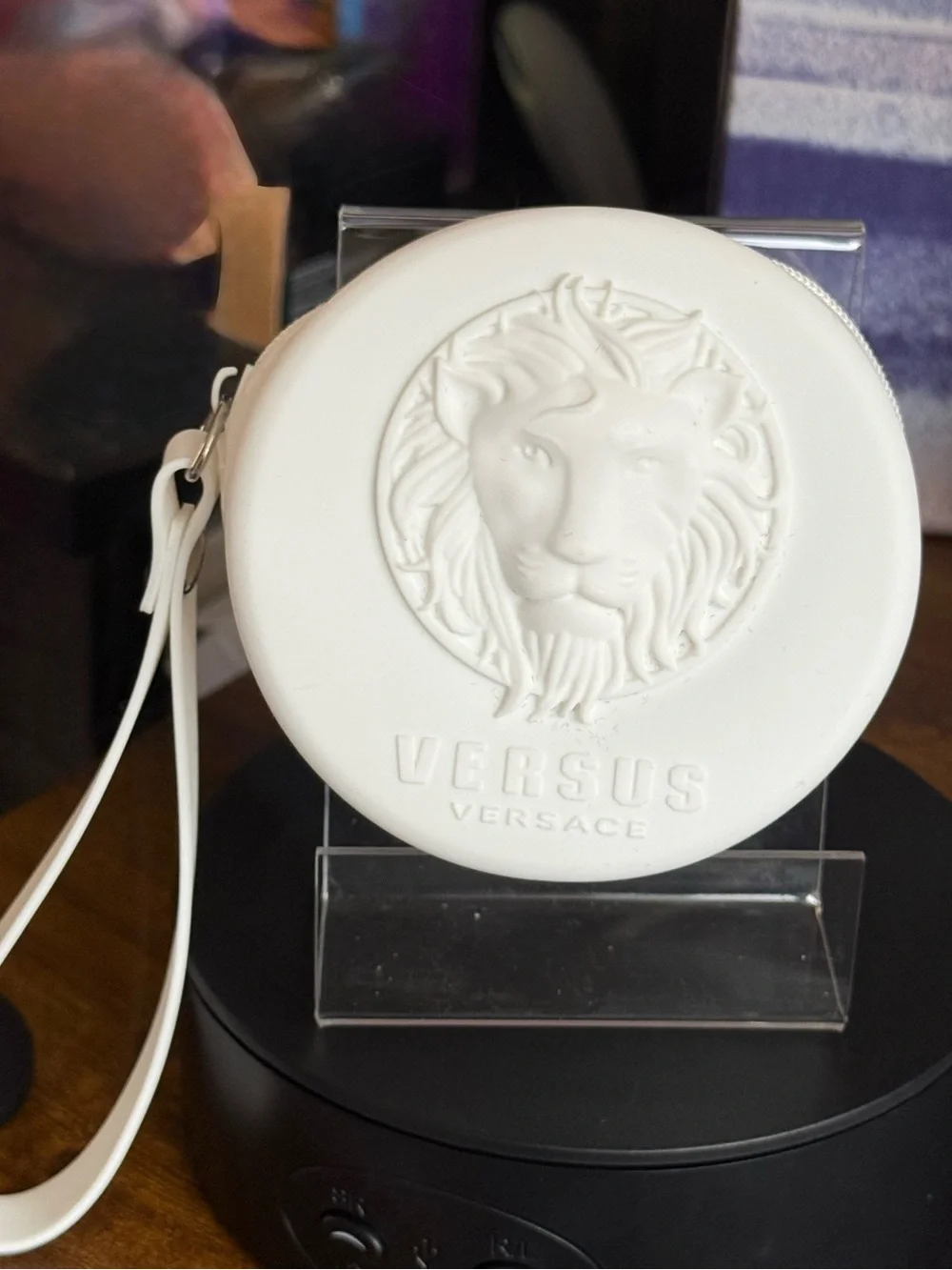 NWOT Versus Versace White Silicone Watch with Crystal Dial w/pouch & card